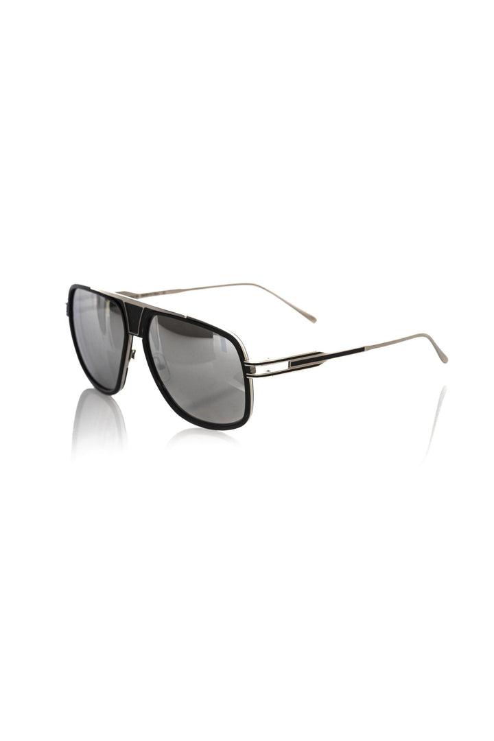 Frankie Morello Sleek Shield Sunglasses with Gradient Men's Lens