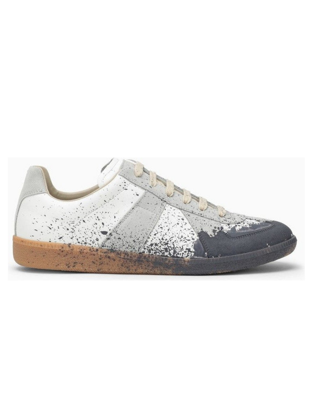 Paint Replica Leather Trainer