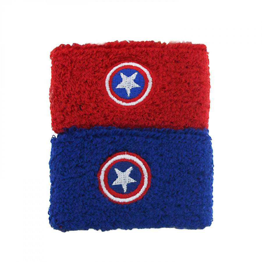 title:Captain America Wristband 2-Pack;color:not applicable