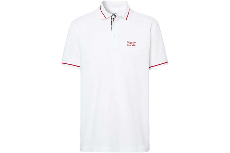 Burberry Grenford Polo Shirt White T-Shirts