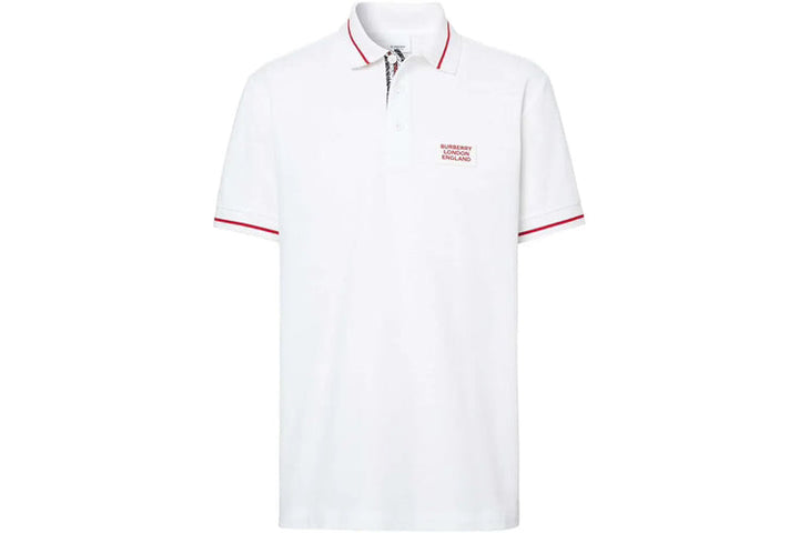 Burberry Grenford Polo Shirt White T-Shirts