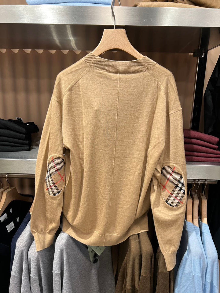 Burberry Dornoch Camel Women's Cardigan Medium