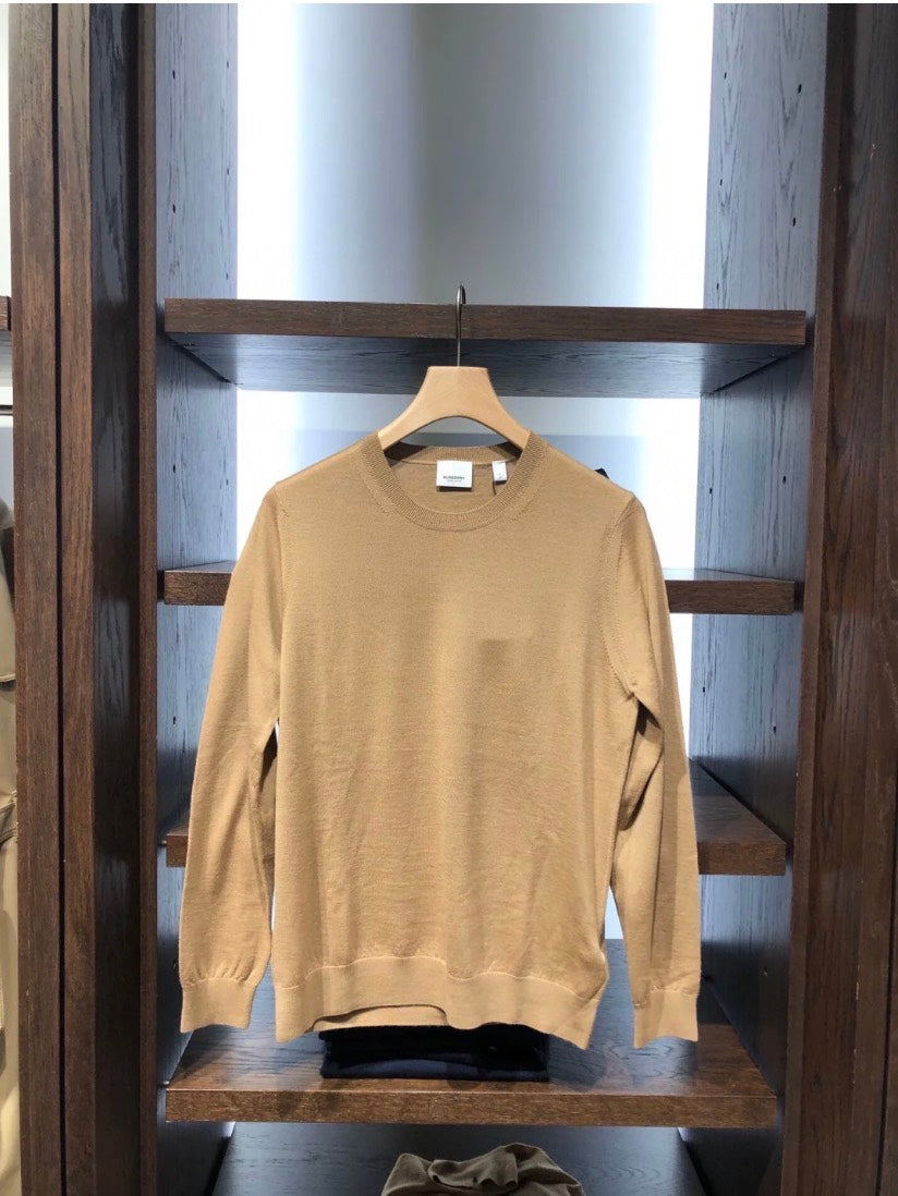 Burberry Bempton Beige Knitwear Women's Sweater XS
