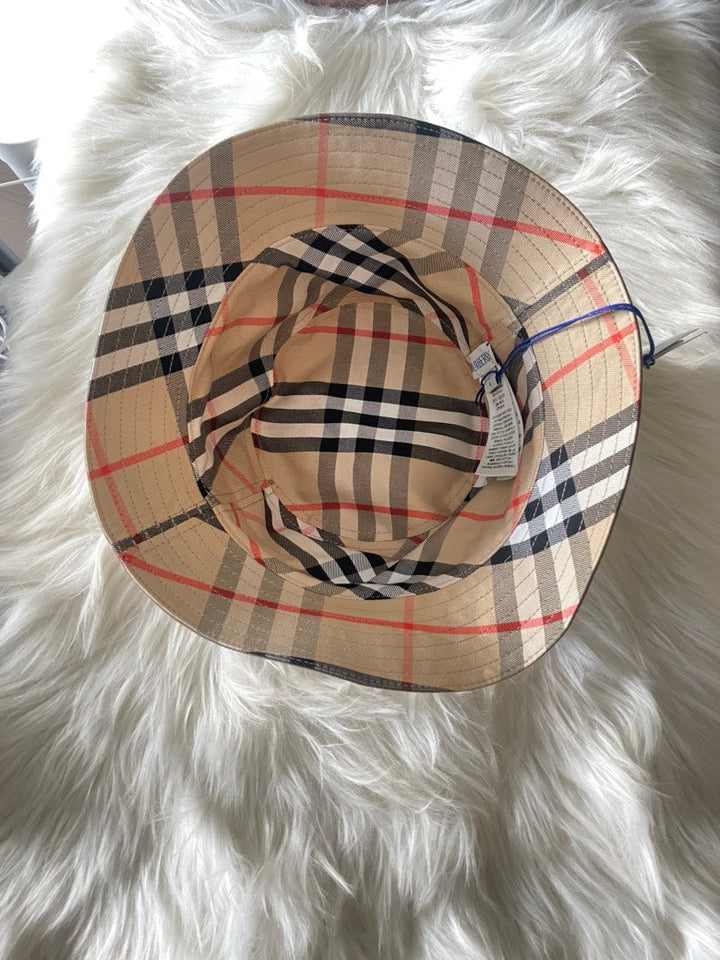 Burberry MH Check Rev Bucket Dusk Hat