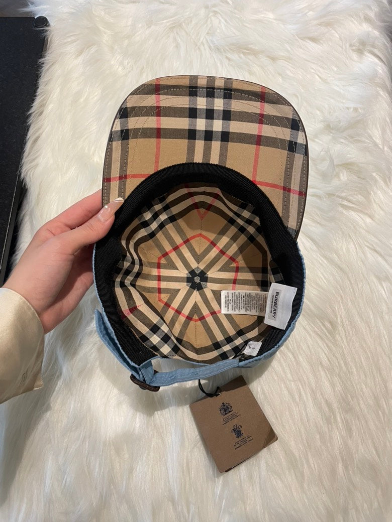 Burberry MH Heritage Cool Denim Blue Cap