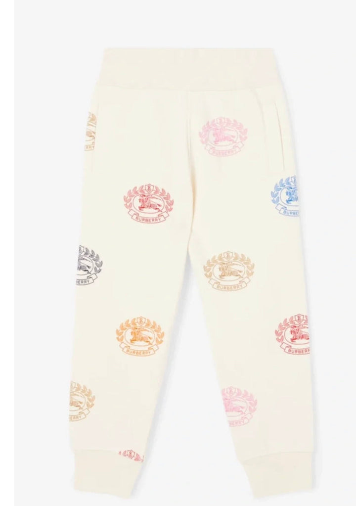 Burberry KG4 Kids Sidney Joggers Pale Cream