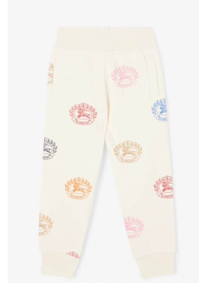 Burberry KG4 Kids Sidney Joggers Pale Cream
