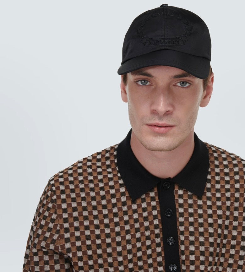 Burberry MH Ghost EKD Baseball Cap Black Hat