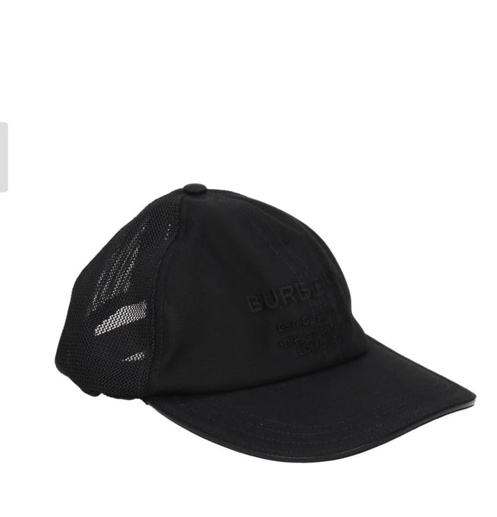Burberry MH Horseferry Black Baseball Cap