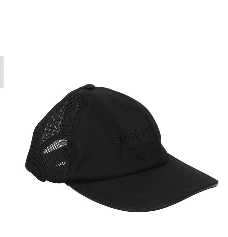 Burberry MH Horseferry Black Baseball Cap