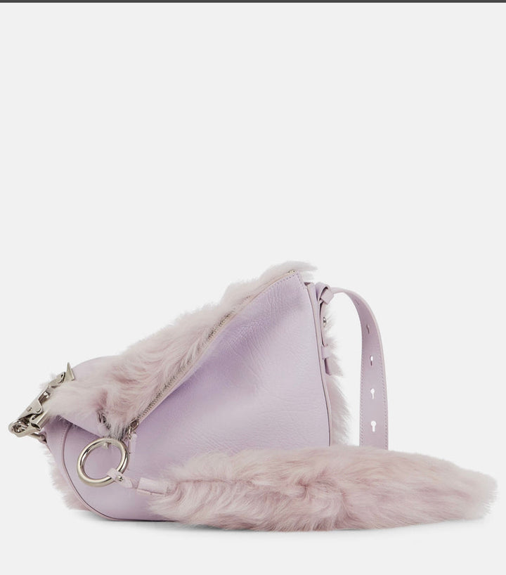 Burberry LL MD Knight Bag Lavender Shoulder Bag