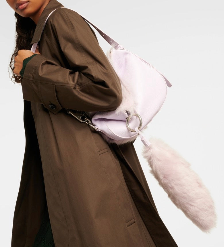 Burberry LL MD Knight Bag Lavender Shoulder Bag