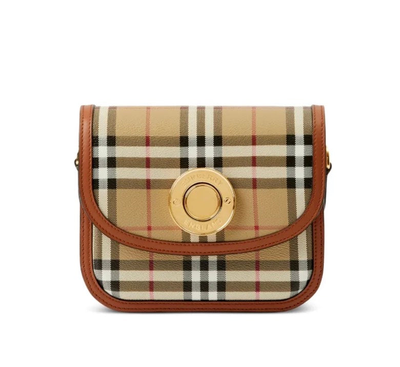 Burberry small Elizabeth check-pattern crossbody bag