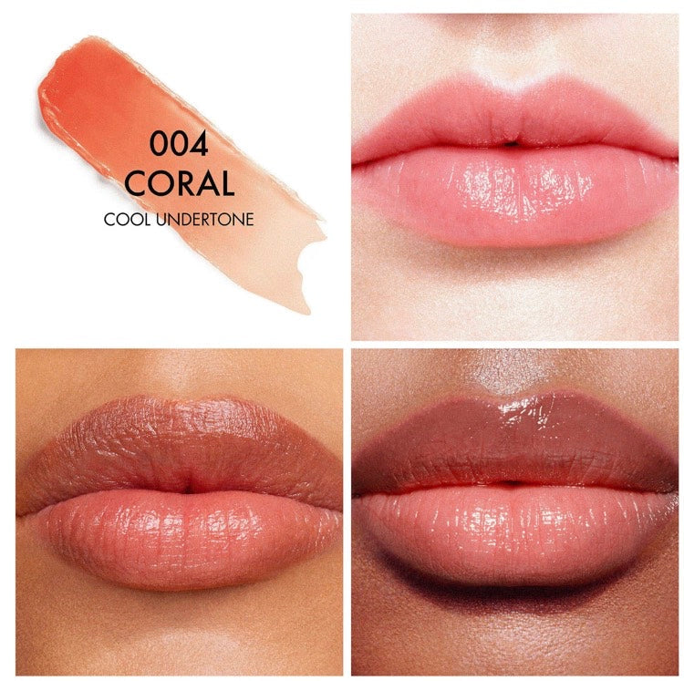 CHRISTIAN Top quality Dior-ADDICT LIP GLOW REVIVING LIP BALM #001 CORAL MAKEUP