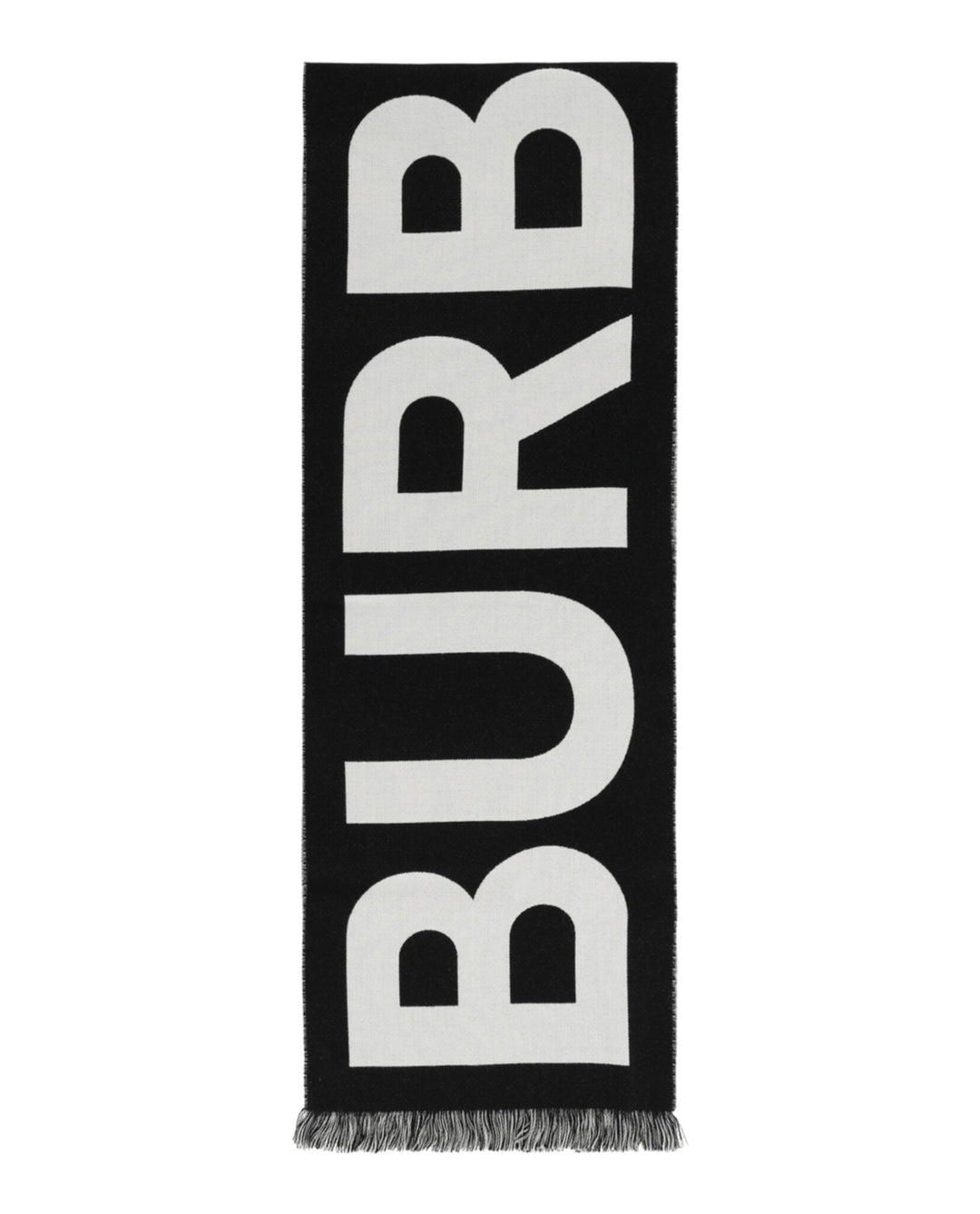 Burberry Logo Wool Scarf Womens 8054214