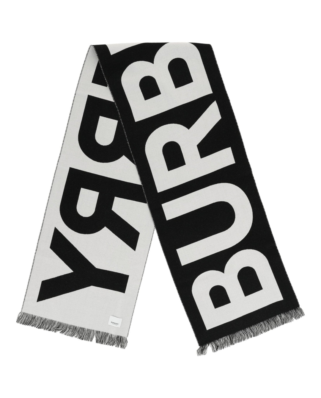 Burberry Logo Wool Scarf Womens 8054214