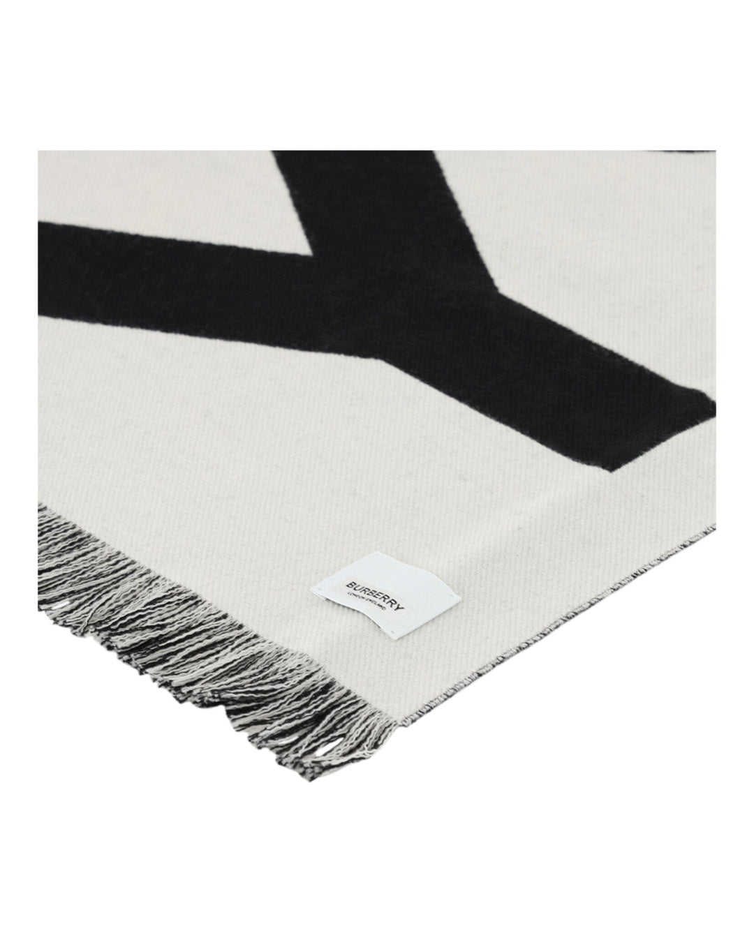 Burberry Logo Wool Scarf Womens 8054214