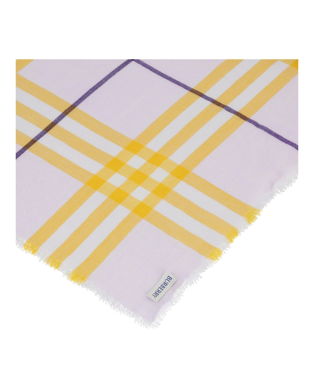 Burberry Checked Wool Scarf Womens 8079704