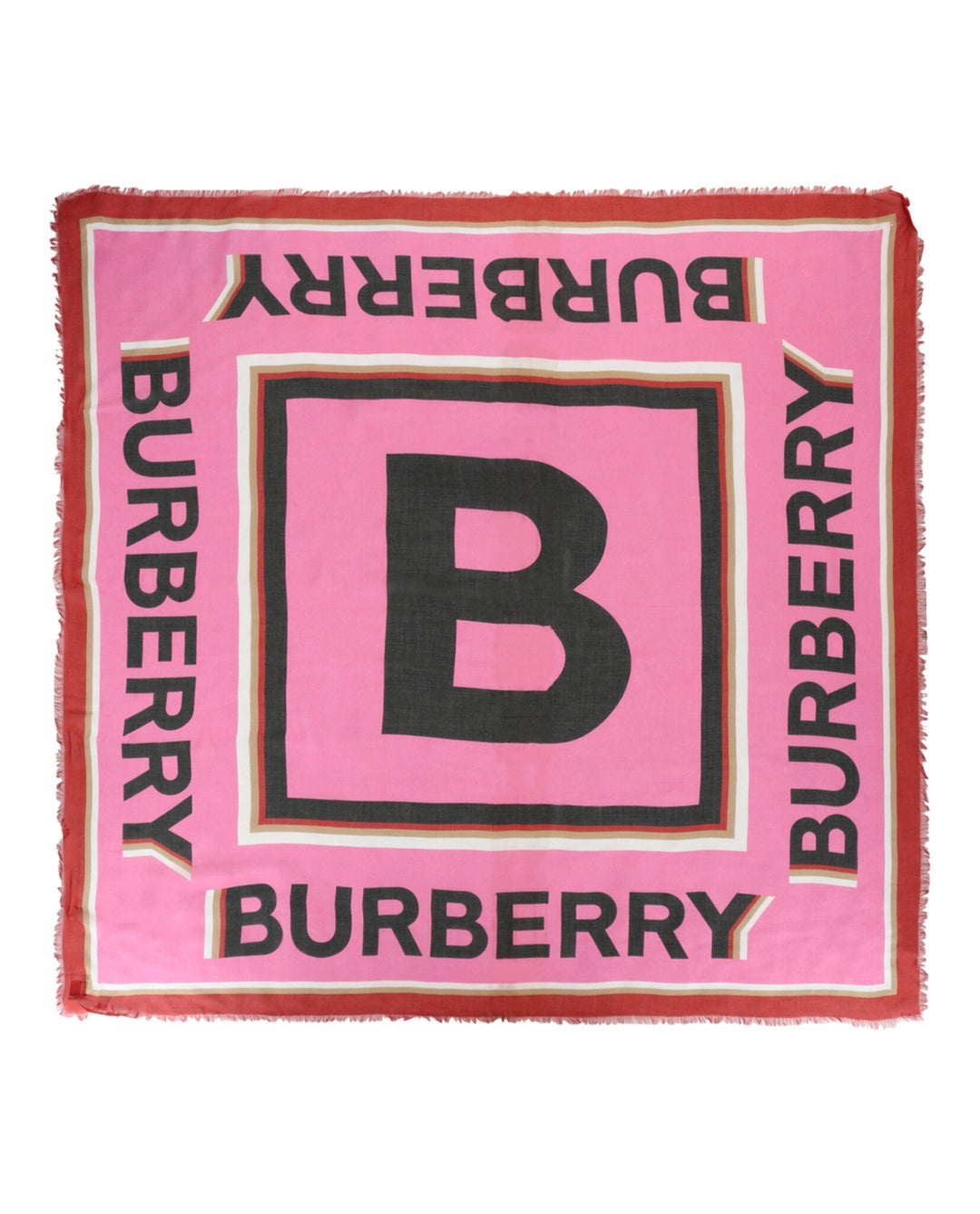 Burberry Logo Printed Scarf Womens 8071829