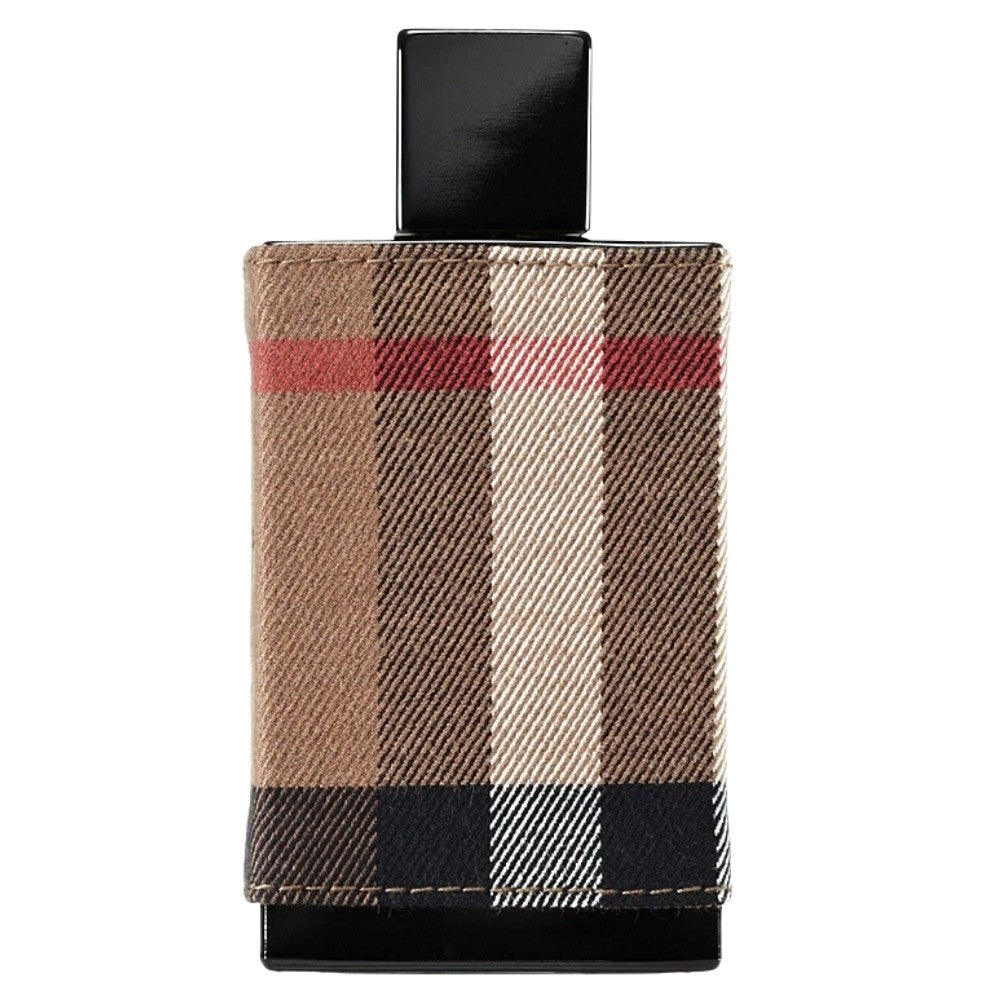 Burberry London Men Eau De Toilette 3.4 Oz Brown Plaid
