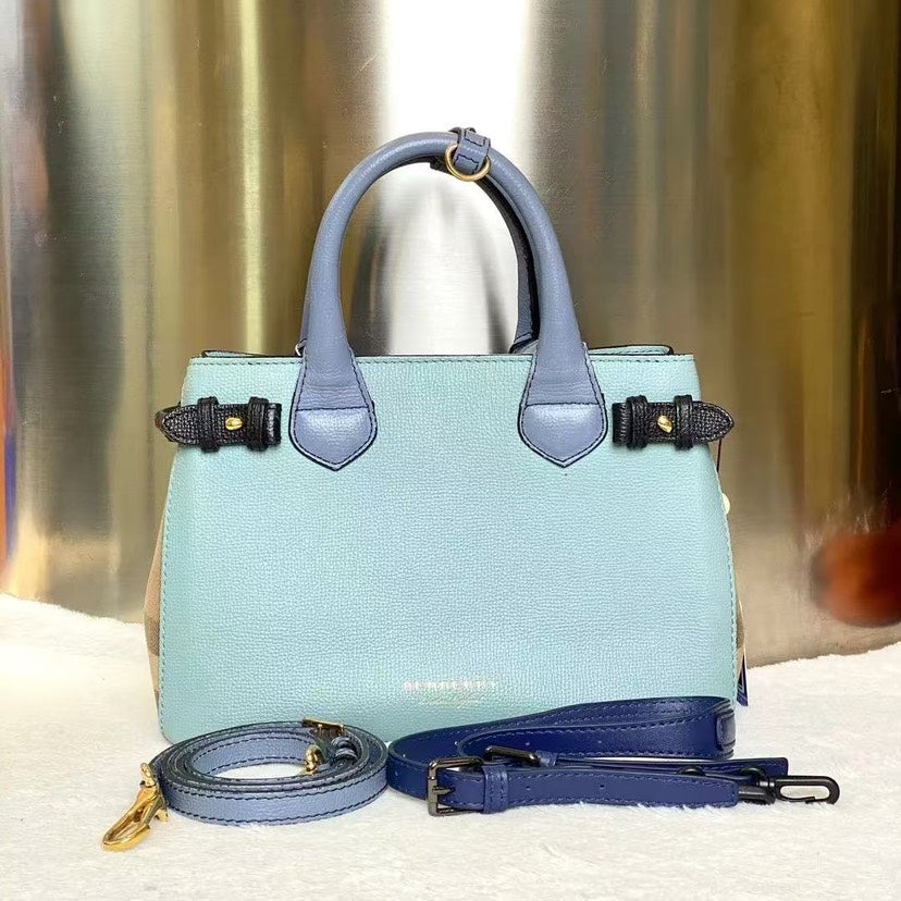Burberry Banner Blue Tote Bag