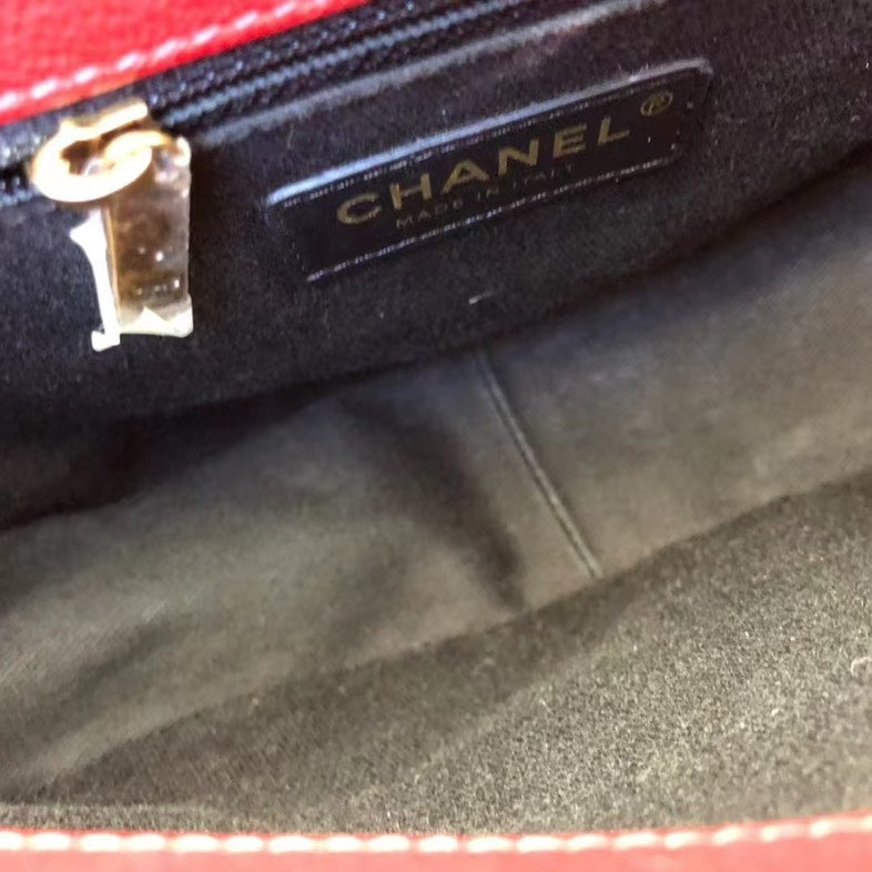 Top Quality Chanel Saddle Bag Red
