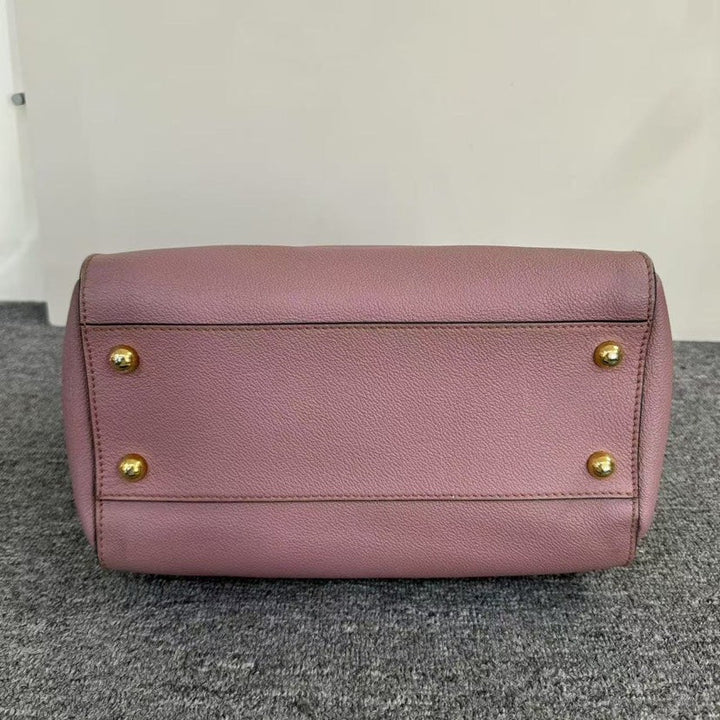 Burberry Belted Buckle Tote Pink Bag