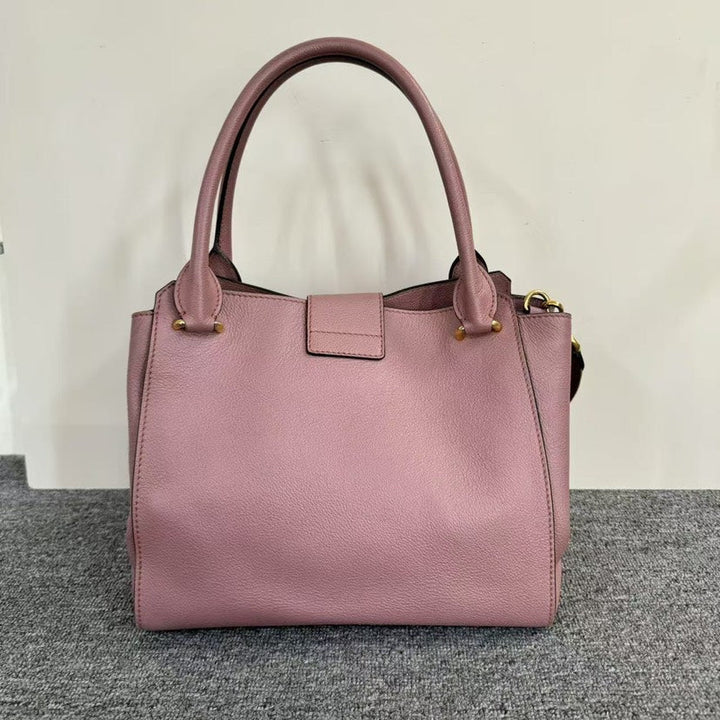 Burberry Belted Buckle Tote Pink Bag