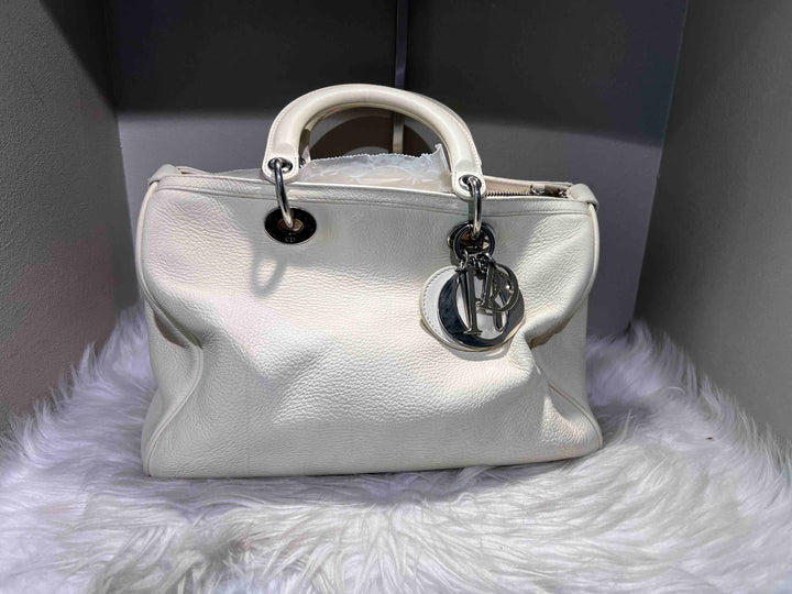 Top quality Dior Top quality Dior White Portable Boston Pillow Bag