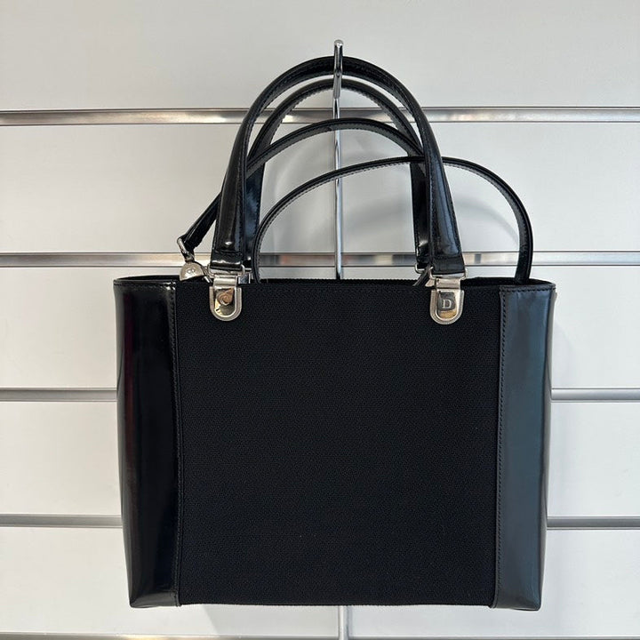 Top quality Dior 2ways Bag 5248 Black Leather Top Handle & Shoulder Bag