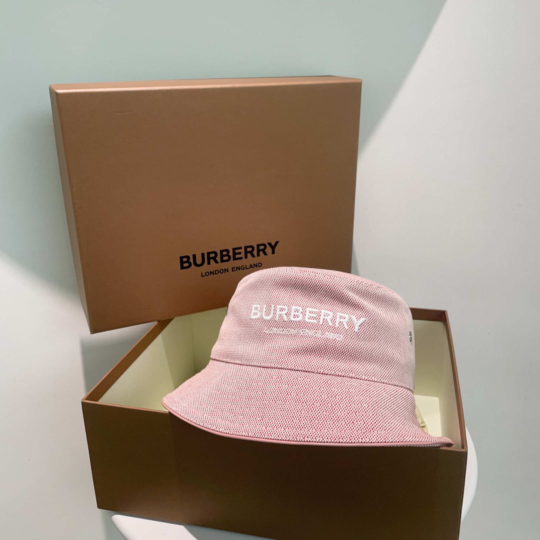 Burberry Bucket Hat Pink Hat