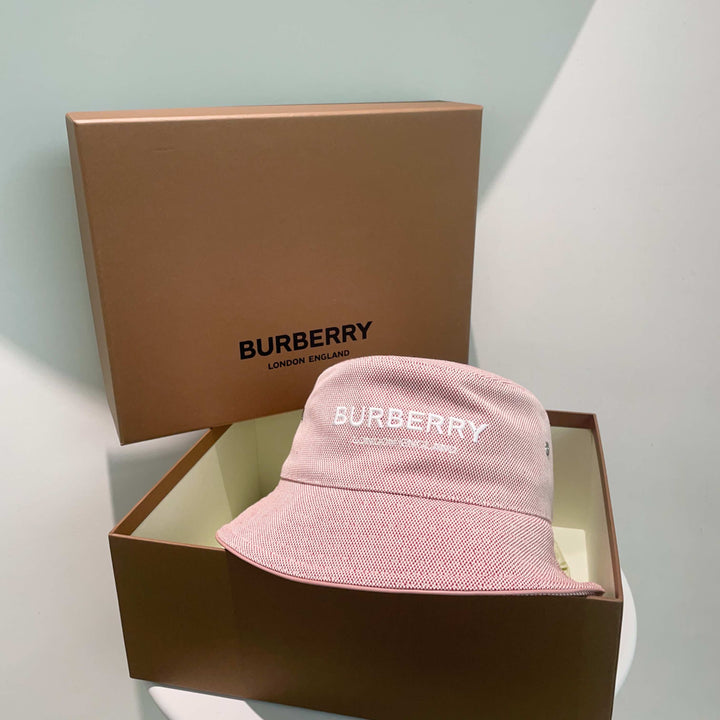 Burberry Bucket Hat Pink Hat
