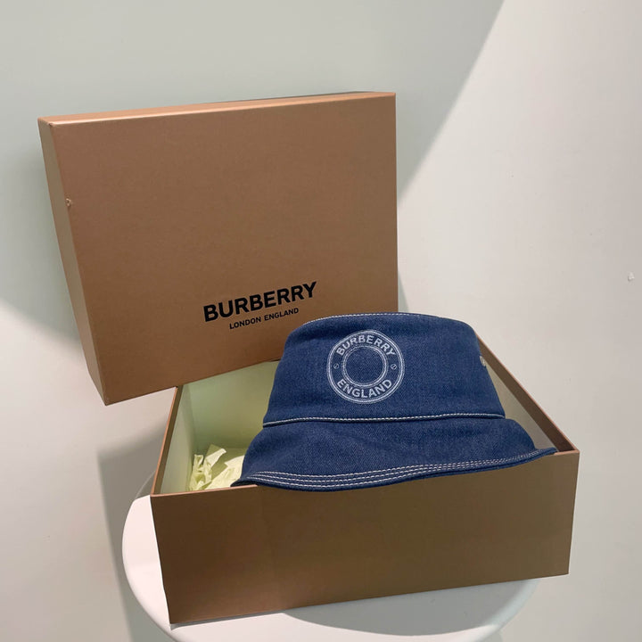 Burberry England Denim Blue Hat OS