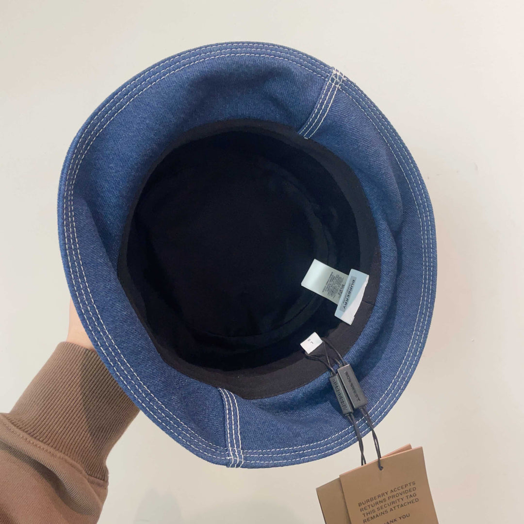 Burberry England Denim Blue Hat OS
