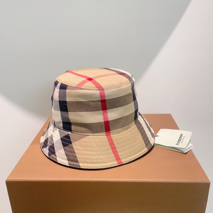Burberry Vintage Check Bucket Hat Beige OS