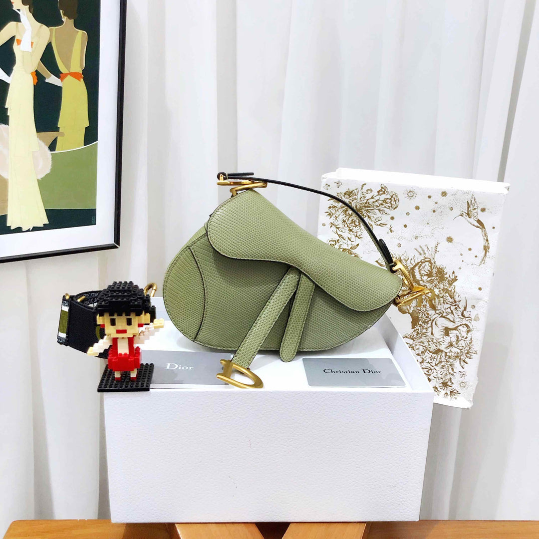 Top quality Dior Saddle Bag Green Saddle Bag
