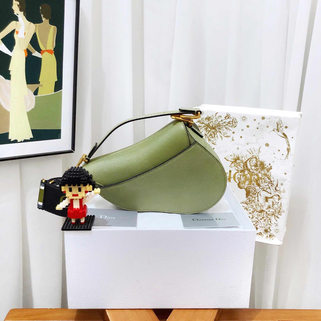 Top quality Dior Saddle Bag Green Saddle Bag