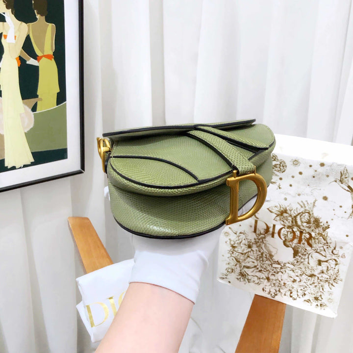 Top quality Dior Saddle Bag Green Saddle Bag