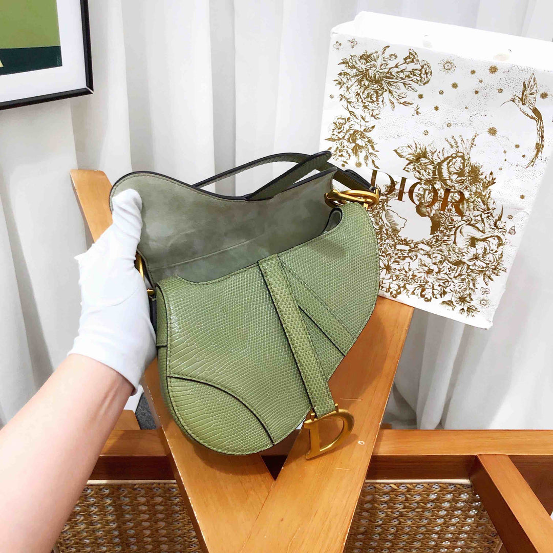 Top quality Dior Saddle Bag Green Saddle Bag