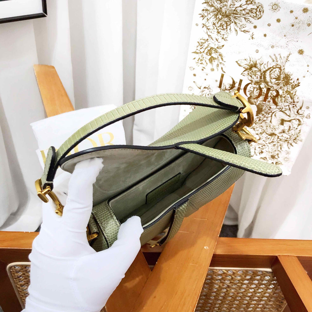 Top quality Dior Saddle Bag Green Saddle Bag
