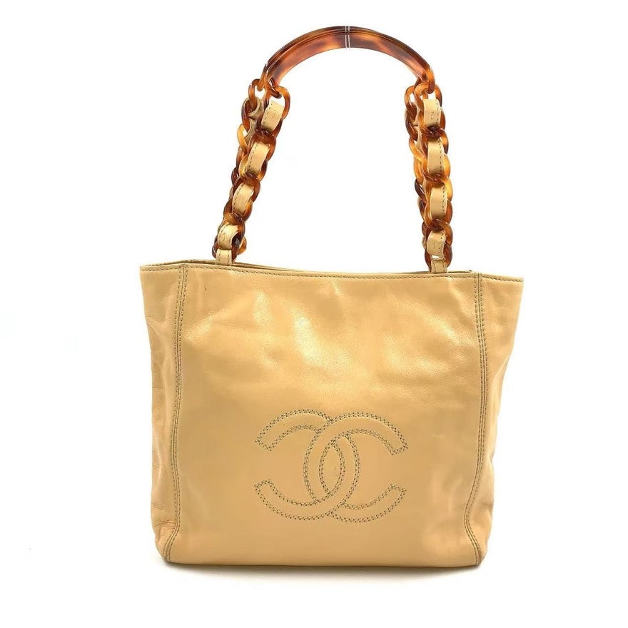 Vintage Top Quality Chanel Lambskin Tote Bag LB109041