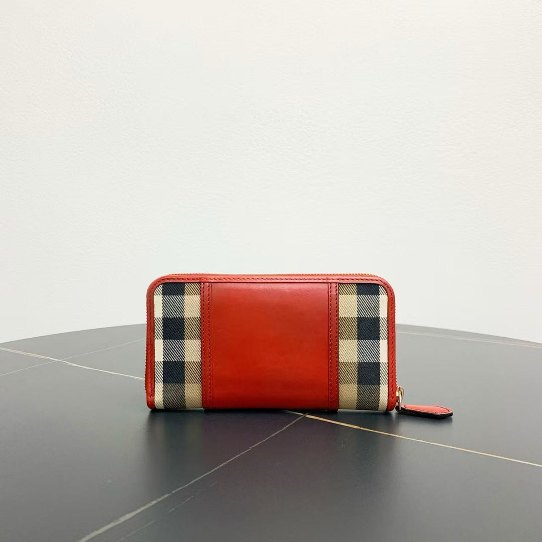 Burberry Haymarket Red Plaid Wallet