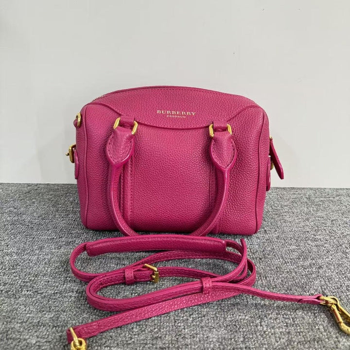 Burberry Orchard Bag Pink Leather Shoulder Bag