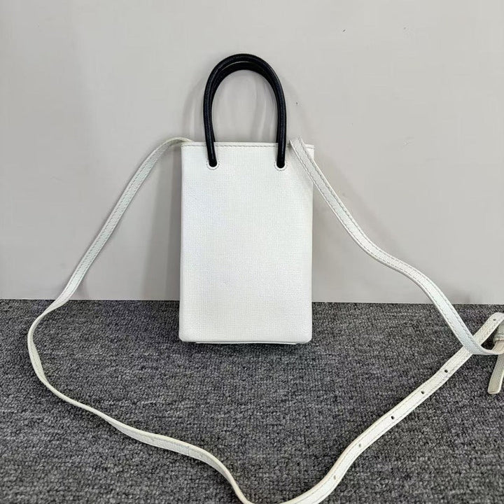 balenciaga North-South XS White Crossbody Bag
