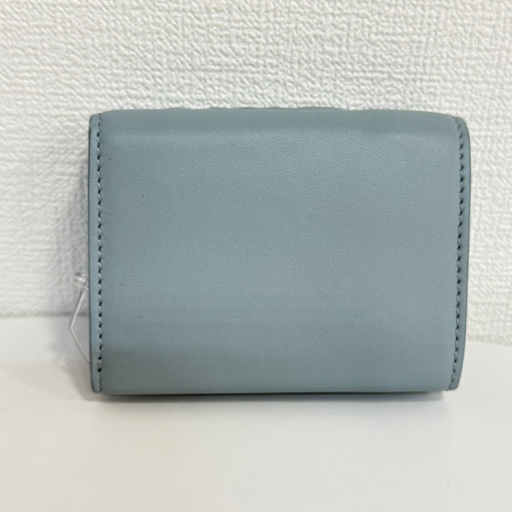 Top quality Fendi Zucca Leather Compact Wallet Grey