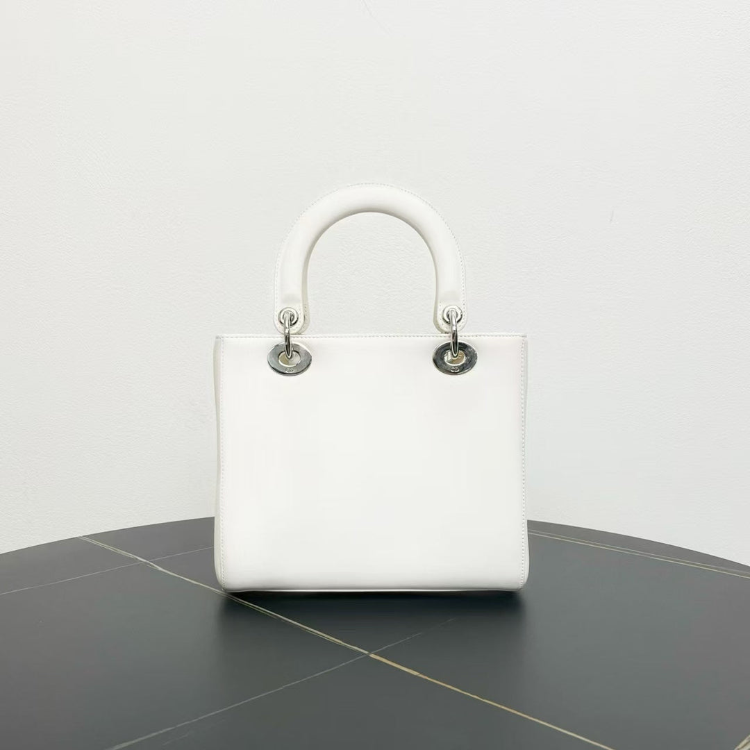 Top quality Dior Lady Bag White Top Handle