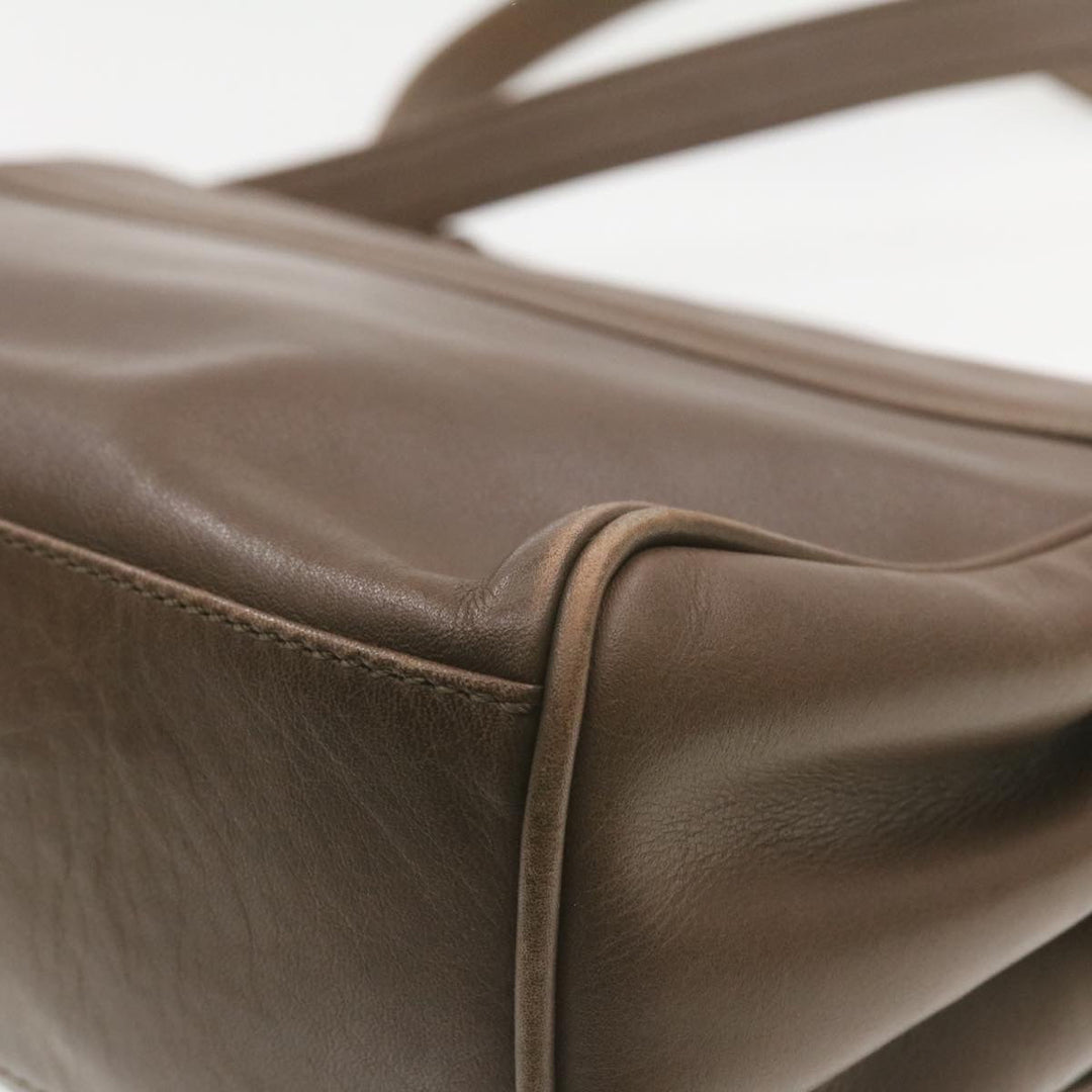 Celine ring Shoulder Bag Leather Brown  rd1551