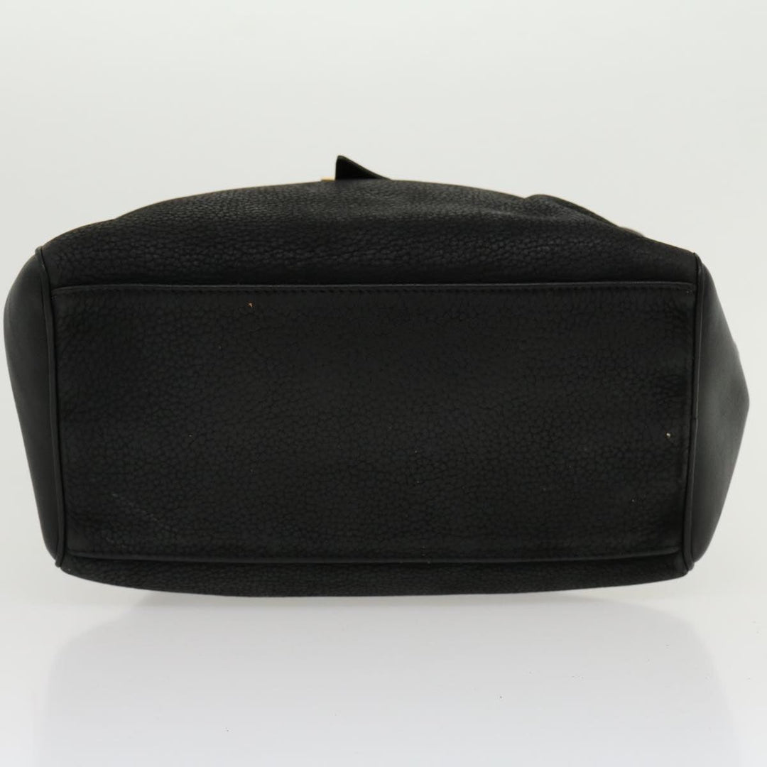 Celine Hand Bag Leather Black  rd2165