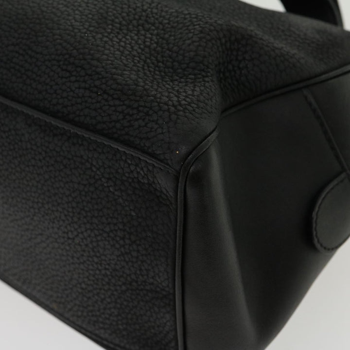 Celine Hand Bag Leather Black  rd2165