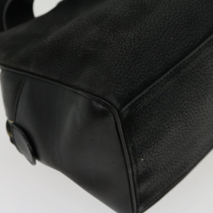 Celine Hand Bag Leather Black  rd2165